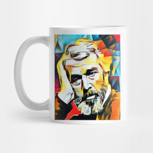 Thomas Carlyle Abstract Portrait | Thomas Carlyle Abstract Artwork 15 Mug